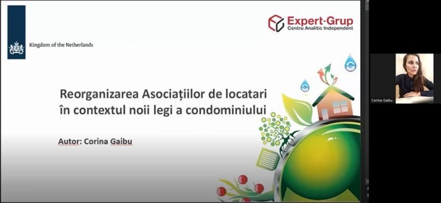 Expert-Grup a organizat o nouă instruire pentru Asociațiile de locatari înscrise în proiectul „Primele Rândunele”