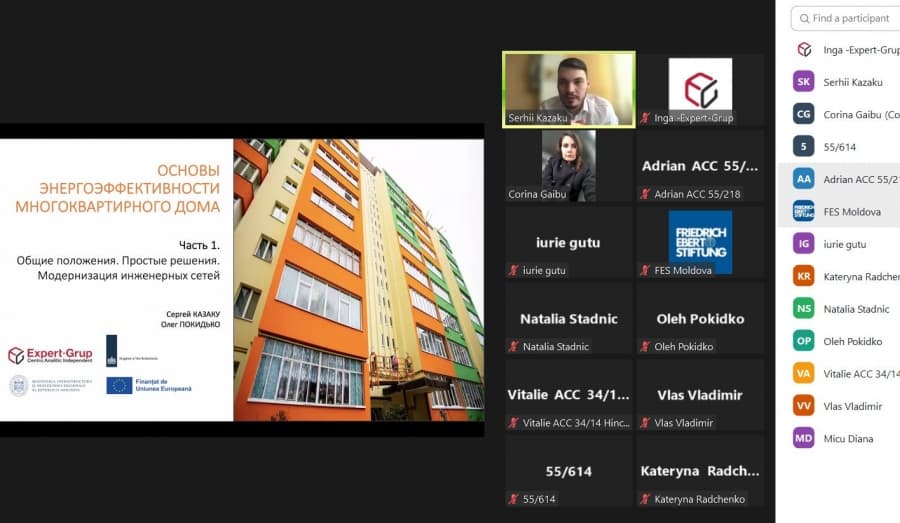 „Elementele fundamentale ale eficienței energetice în blocurile locative” a fost subiectul discutat în cadrul celei de-a treia instruire organizată în cadrul proiectului „Primele Rândunele”