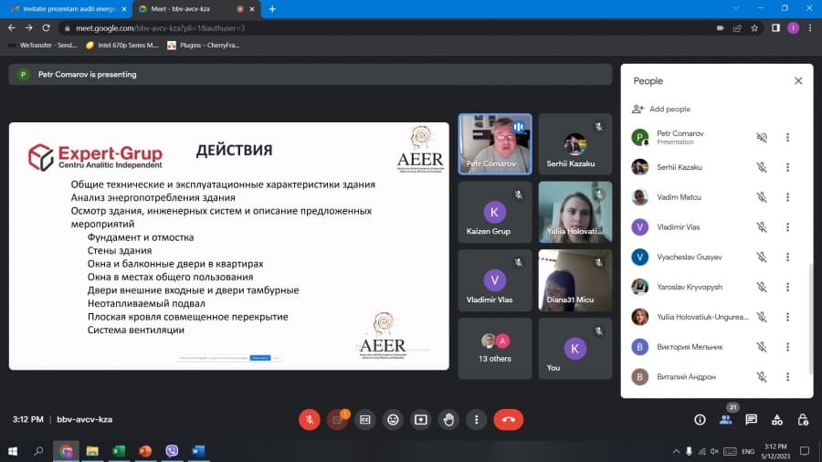 10 dintre asociațiile de locatari din cadrul proiectului „Primele Rândunele” implementat de Expert Grup au primit gratuit rapoartele de audit energetic ale blocurilor pe care le administrează