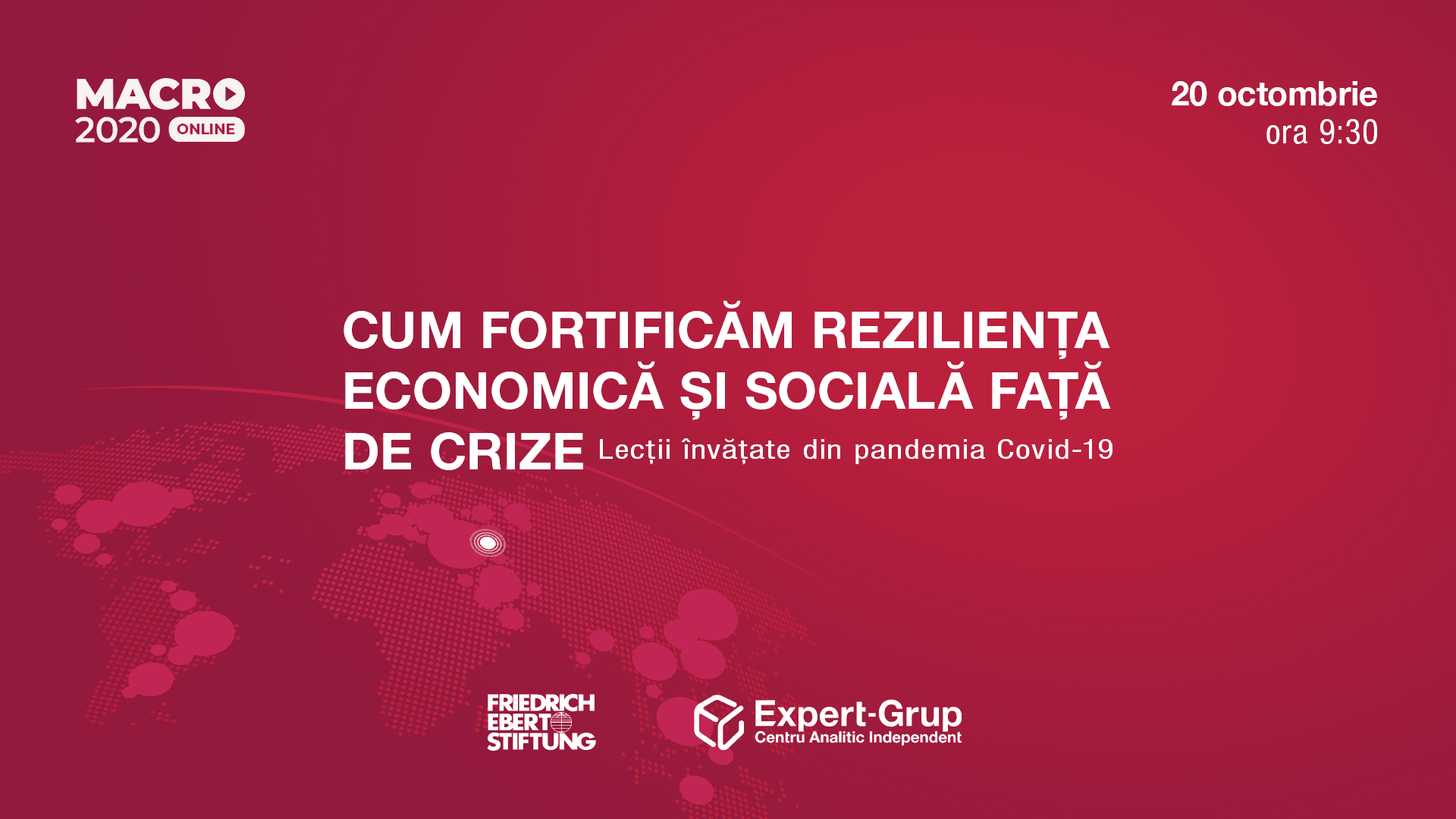MACRO Annual International Conference “Building economic and social resiliency to crises. Lessons learned from the COVID-19 pandemic”, 8th edition