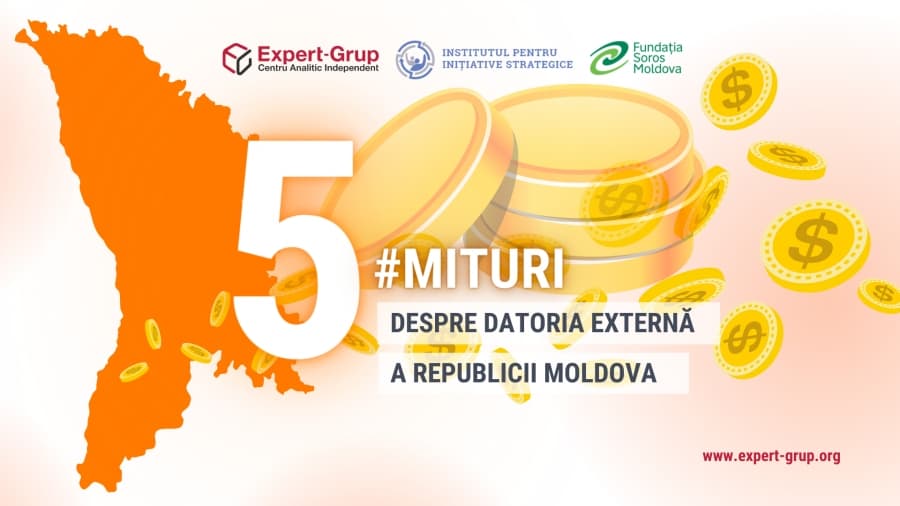 Infografic| 5 mituri despre datoria externă a Republicii Moldova