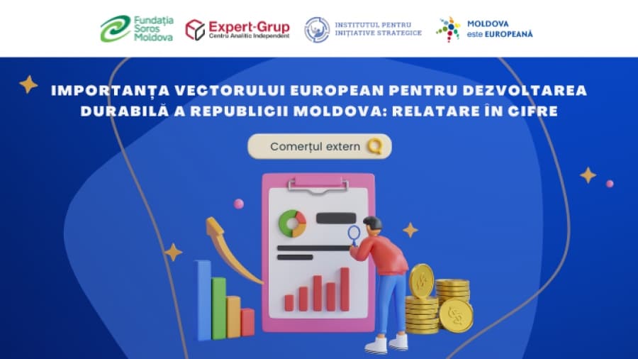 Infografic| Importanța vectorului european pentru dezvoltarea durabilă a Republicii Moldova - comerțul extern