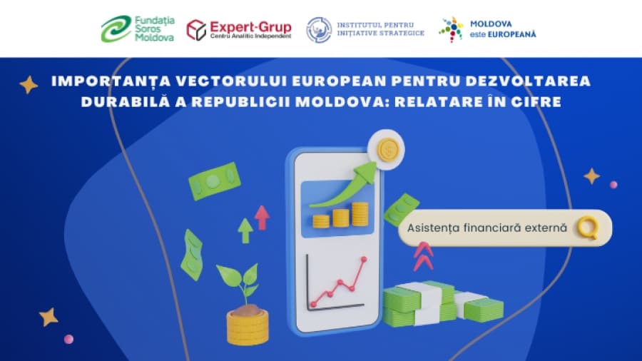 Infografic| Importanța vectorului european pentru dezvoltarea durabilă a Republicii Moldova – asistența financiară externă