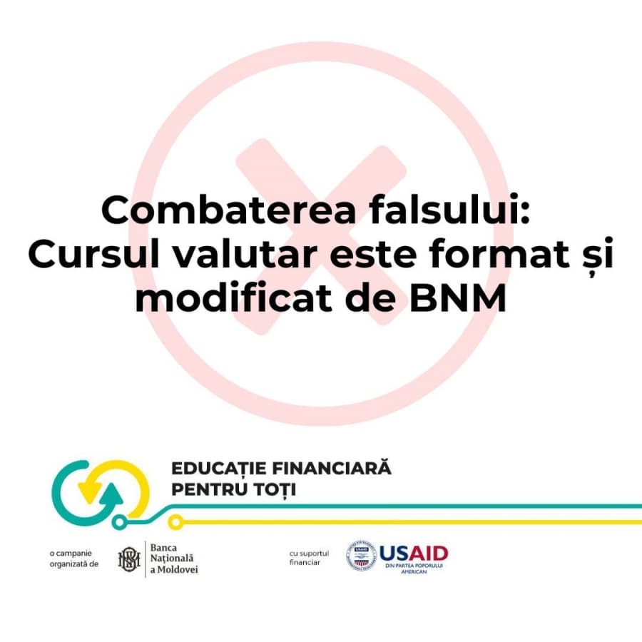 Combaterea falsului: Cursul valutar este format și modificat de BNM