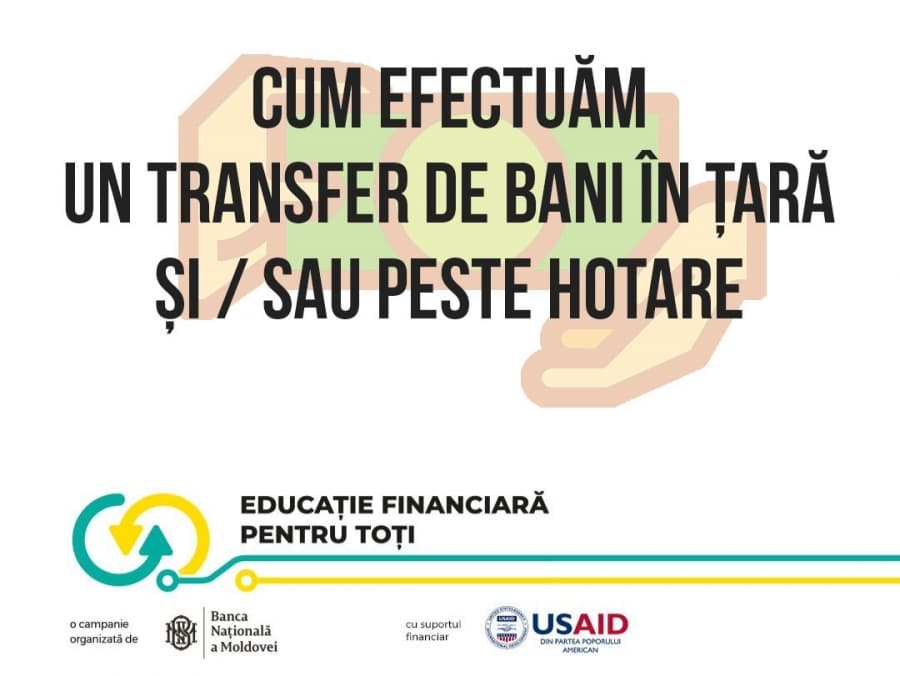 Cum efectuăm un transfer de bani în țară și / sau peste hotare