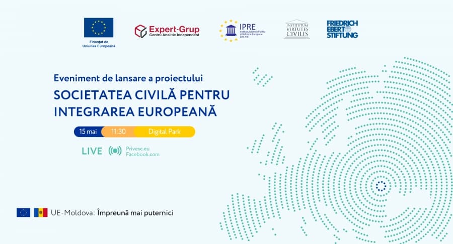Eveniment de lansare a proiectului „Societatea Civilă pentru Integrarea Europeană”