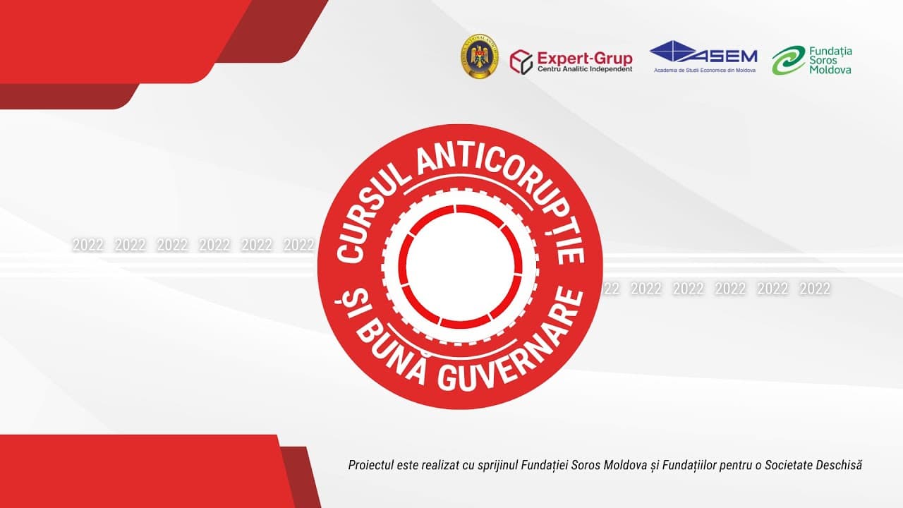 Video despre cursul „Anticorupție și Buna Guvernare” ediția 2022